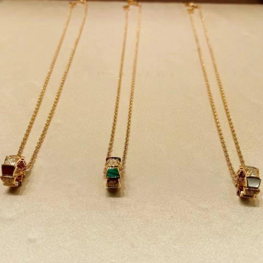 [Psychic Jewelrys]SERPENTI PEDANT DIAMOND NECKLACE
