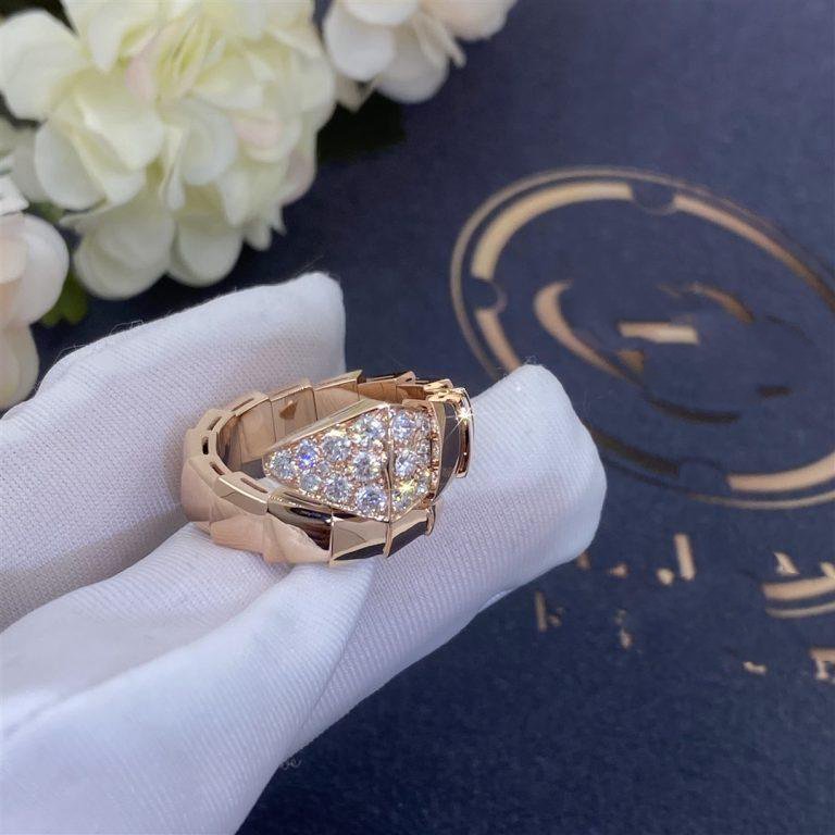 [Psychic Jewelrys]SERPENTI RING PINK GOLD DIAMOND