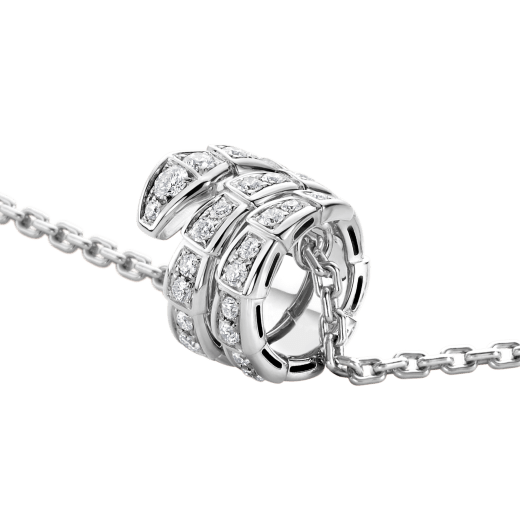 [Psychic Jewelrys]SERPENTI  NECKLACE DOUBLE RING DIAMOND