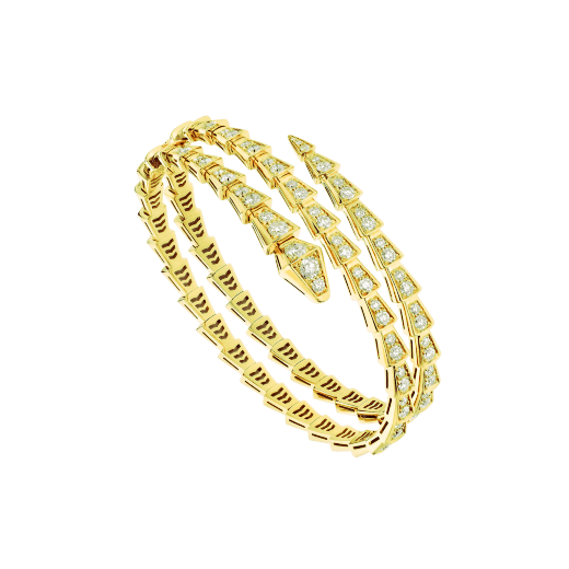 [Psychic Jewelrys]SERPENTI BRACELET GOLD DIAMOND DOUBLE ROW