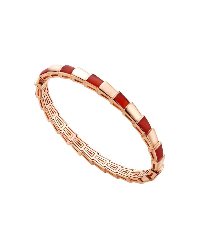 [Psychic Jewelrys]SERPENTI BRACELET PINK GOLD RUBELLITE
