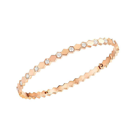 [Psychic Jewelrys]BEE LOVE PINK GOLD DIAMOND BRACELET