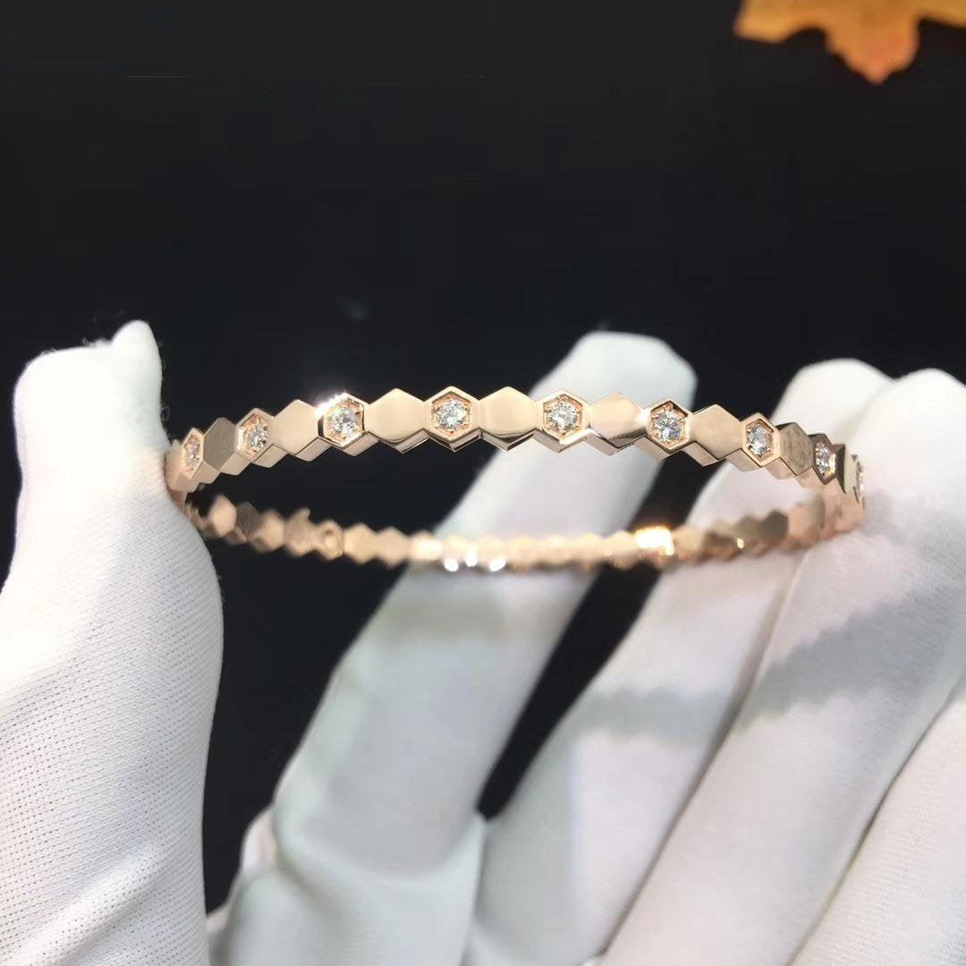 [Psychic Jewelrys]BEE LOVE SILVER DIAMOND BRACELET