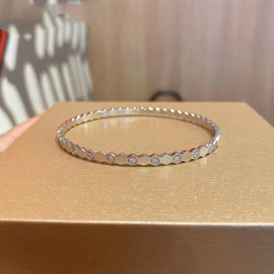 [Psychic Jewelrys]BEE LOVE SILVER DIAMOND BRACELET