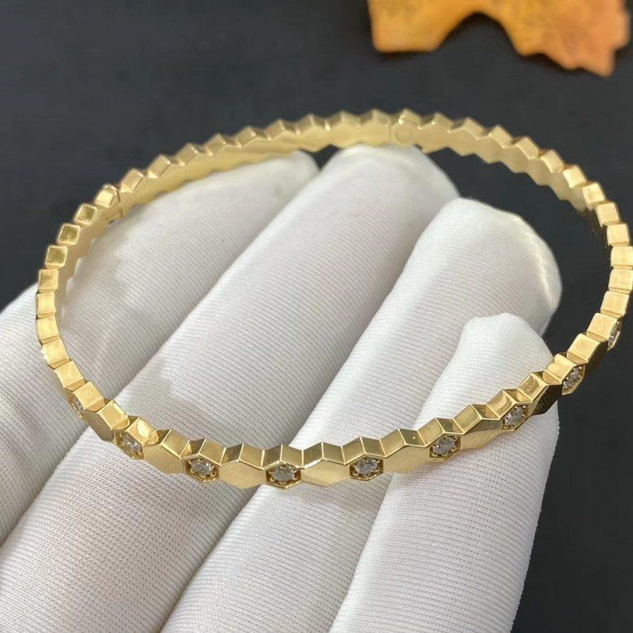 [Psychic Jewelrys]BEE LOVE GOLD DIAMOND BRACELET