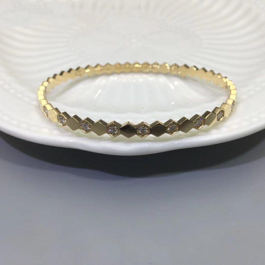 [Psychic Jewelrys]BEE LOVE GOLD DIAMOND BRACELET