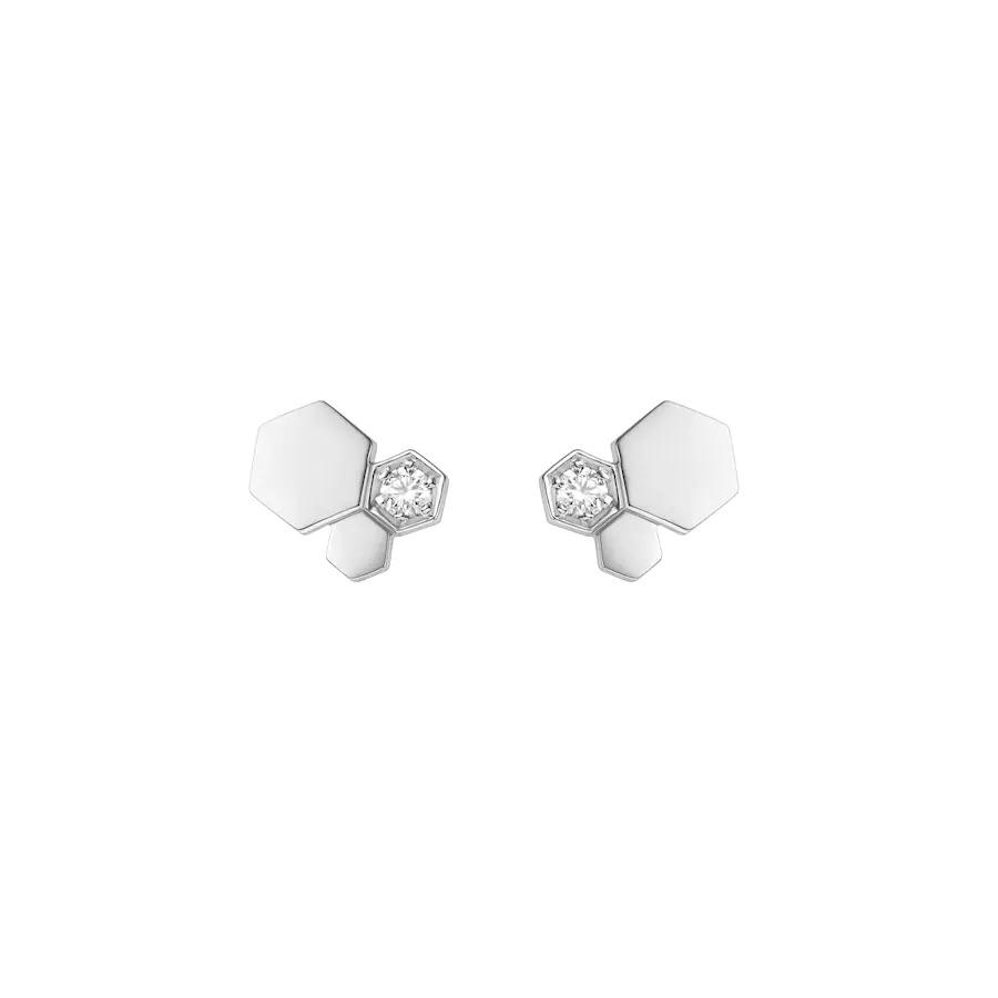 [Psychic Jewelrys]BEE LOVE SILVER DIAMOND EARRINGS