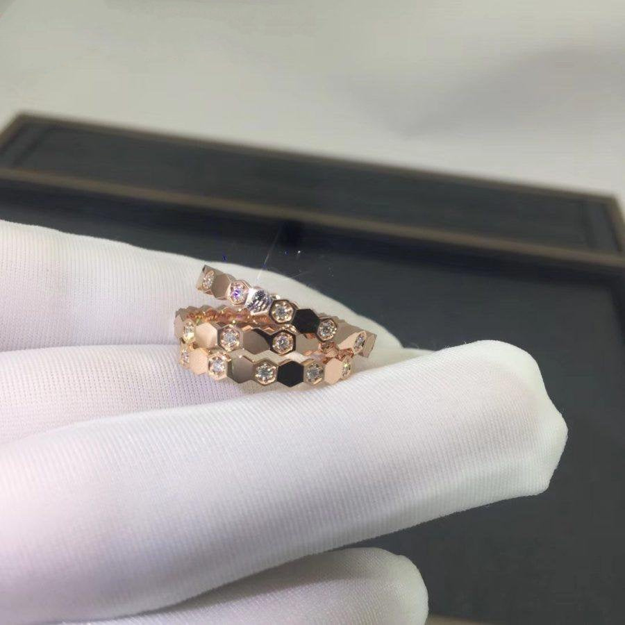 [Psychic Jewelrys]BEE LOVE RING PINK GOLD DIAMOND