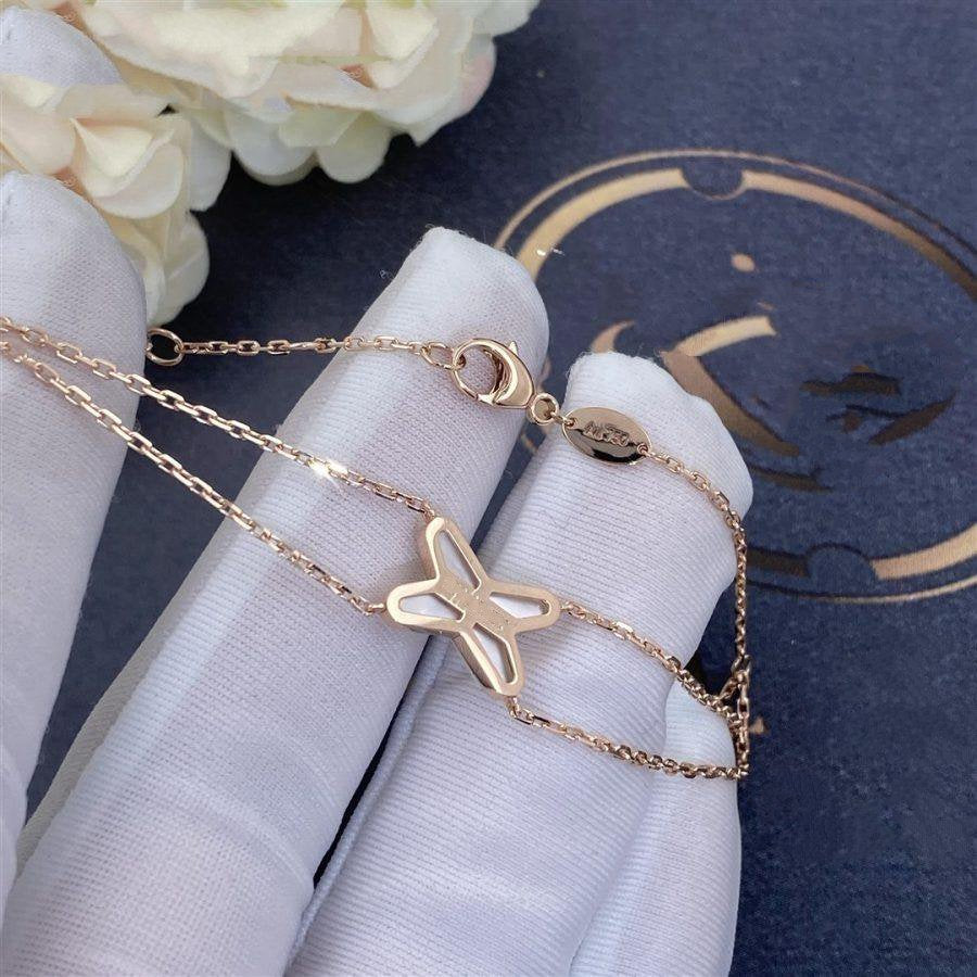[Psychic Jewelrys]JEUX BRACELET WHITE MOP PINK GOLD 1 DIAMOND