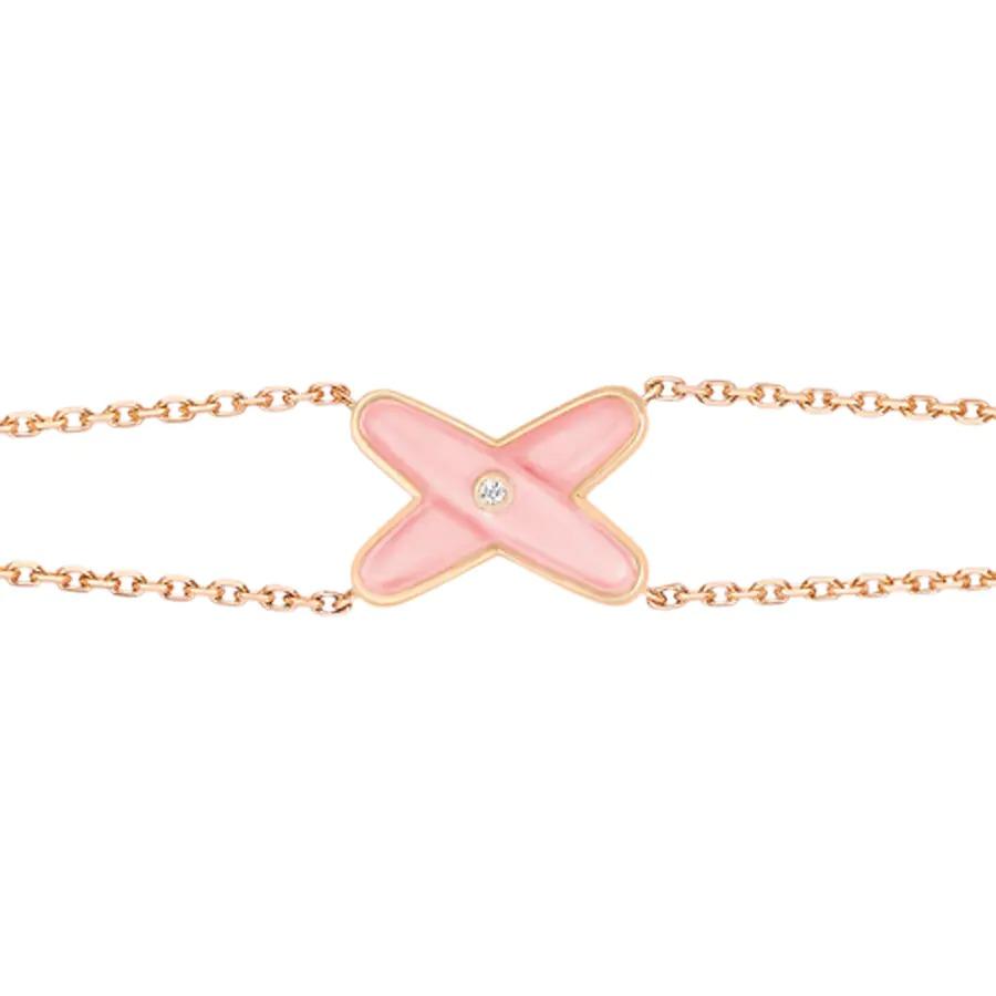 [Psychic Jewelrys]JEUX BRACELET PINK MOP PINK GOLD 1 DIAMOND
