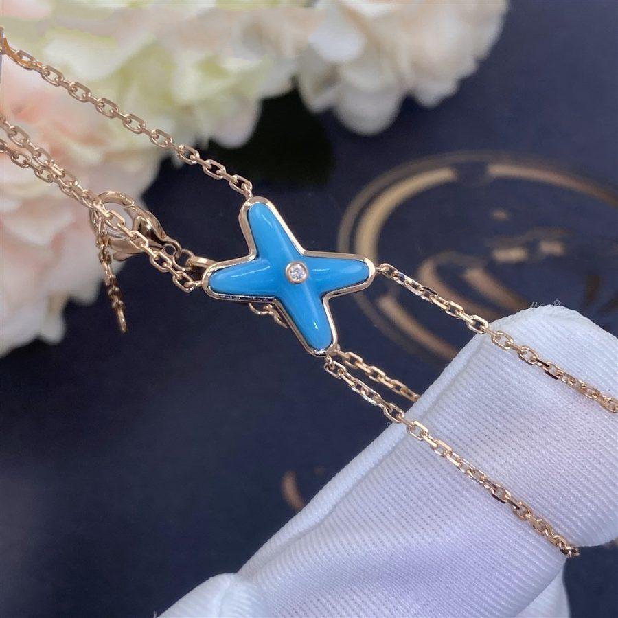 [Psychic Jewelrys]JEUX BRACELET TURQUOISE PINK GOLD 1 DIAMOND