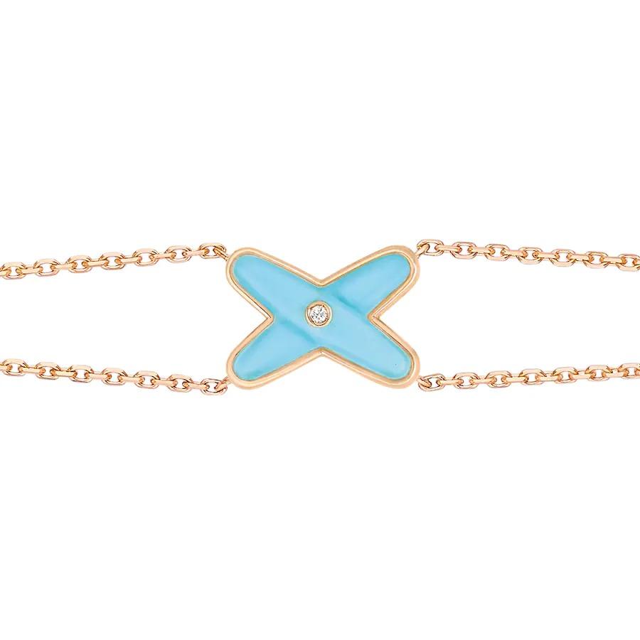 [Psychic Jewelrys]JEUX BRACELET TURQUOISE PINK GOLD 1 DIAMOND