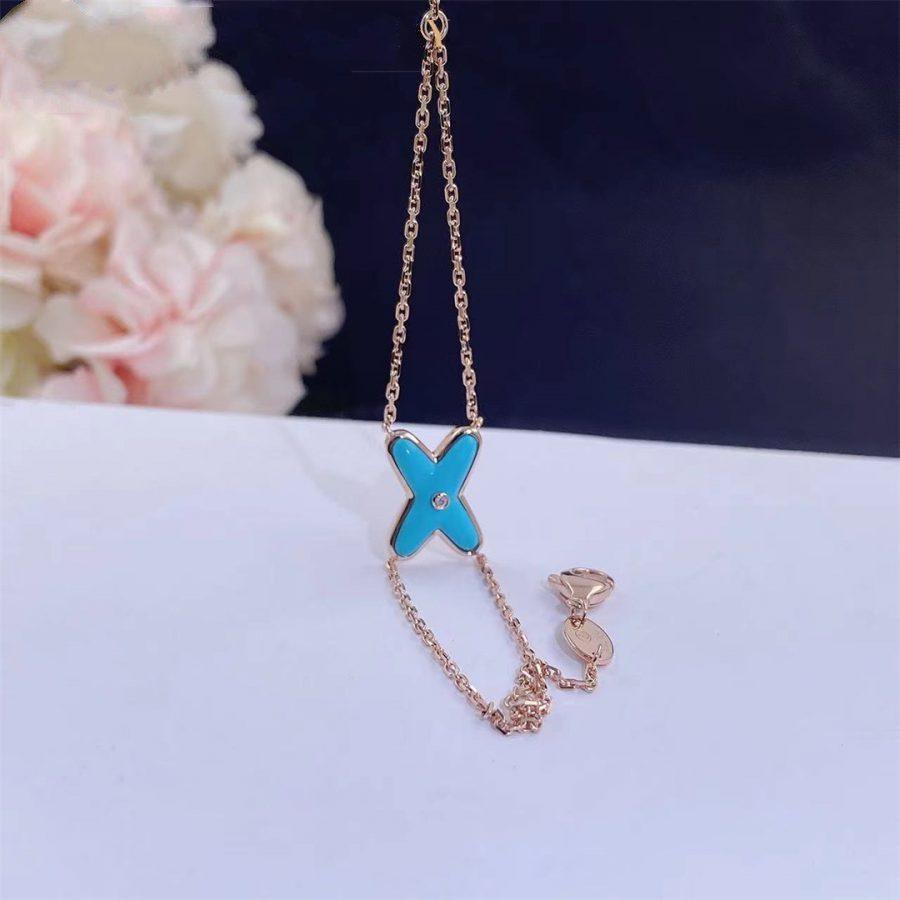 [Psychic Jewelrys]JEUX BRACELET TURQUOISE PINK GOLD 1 DIAMOND
