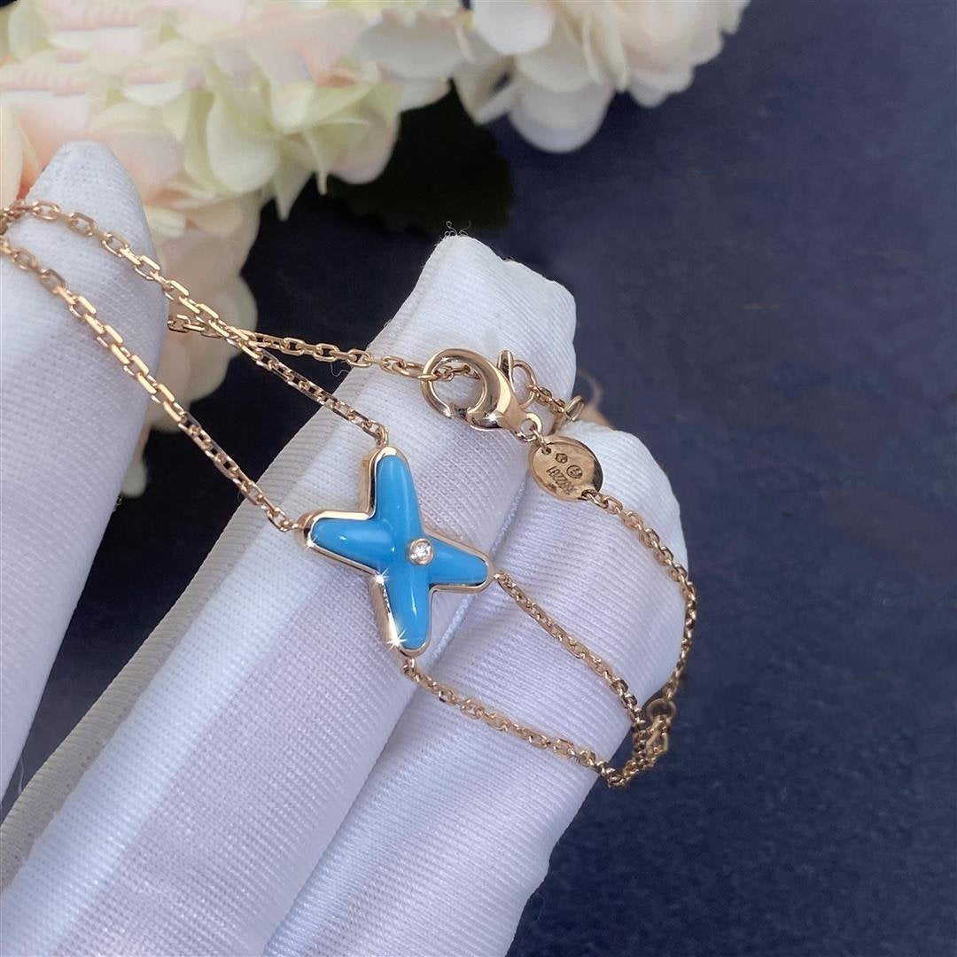 [Psychic Jewelrys]JEUX BRACELET TURQUOISE PINK GOLD 1 DIAMOND