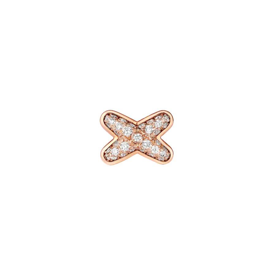 [Psychic Jewelrys]JEUX DE PINK GOLD DIAMOND EARRINGS