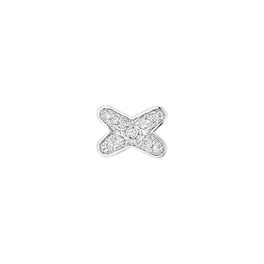 [Psychic Jewelrys]JEUX DE SILVER DIAMOND EARRINGS