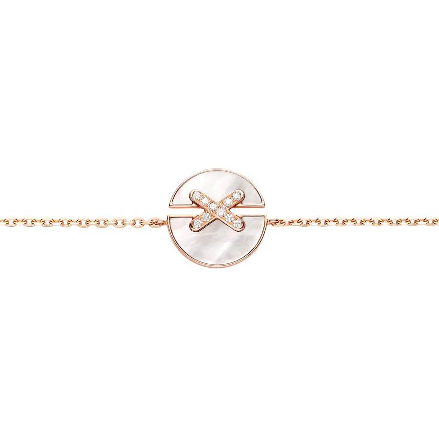 [Psychic Jewelrys]JEUX DE BRACELET MOP PINK GOLD DIAMONDS
