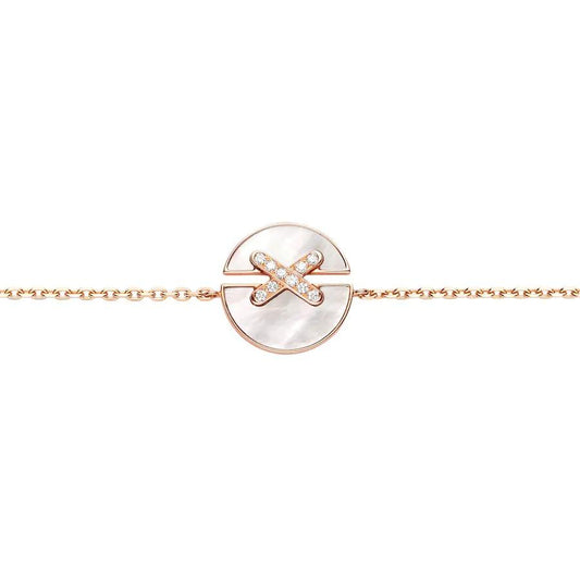 [Psychic Jewelrys]JEUX DE BRACELET MOP PINK GOLD DIAMONDS