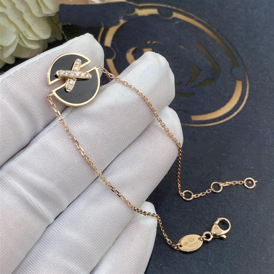 [Psychic Jewelrys]JEUX DE BRACELET ONYX PINK GOLD DIAMOND