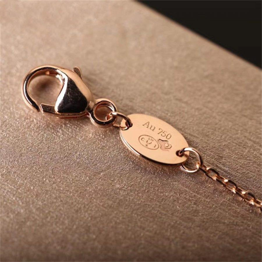 [Psychic Jewelrys]Hollow Design Four-Leaf Clover Flower Shape Ring