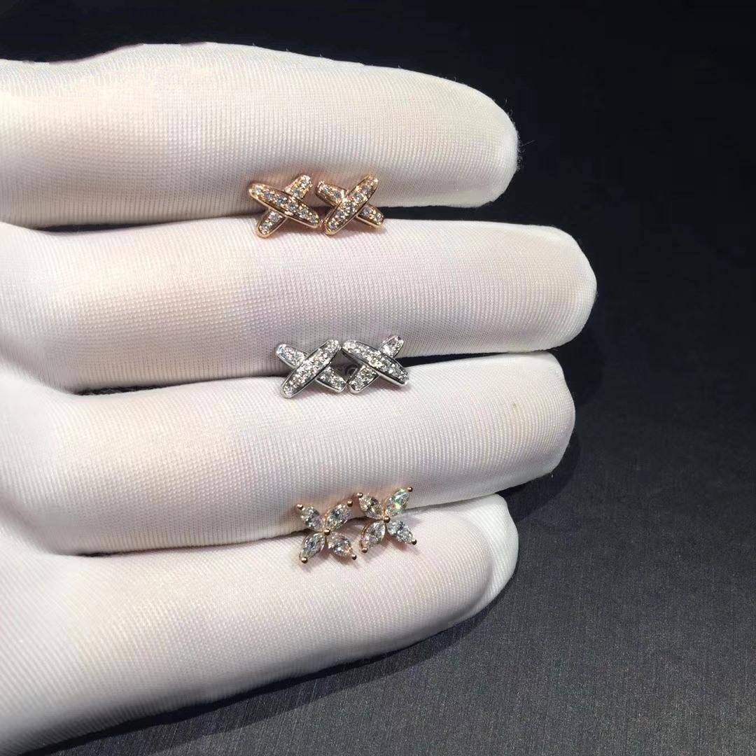 [Psychic Jewelrys]JEUX DE DIAMOND EARRINGS