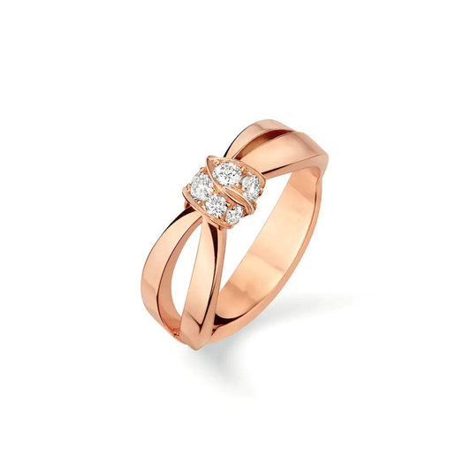 [Psychic Jewelrys]LIENS RING PINK GOLD DIAMOND