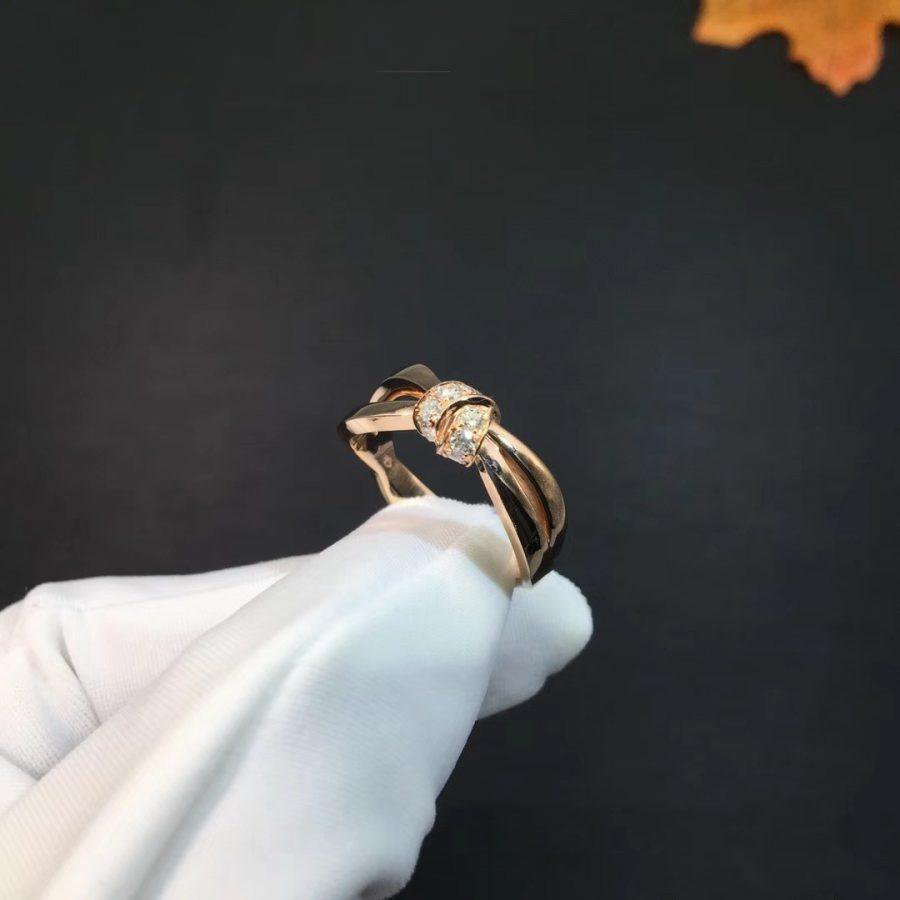 [Psychic Jewelrys]LIENS RING PINK GOLD DIAMOND