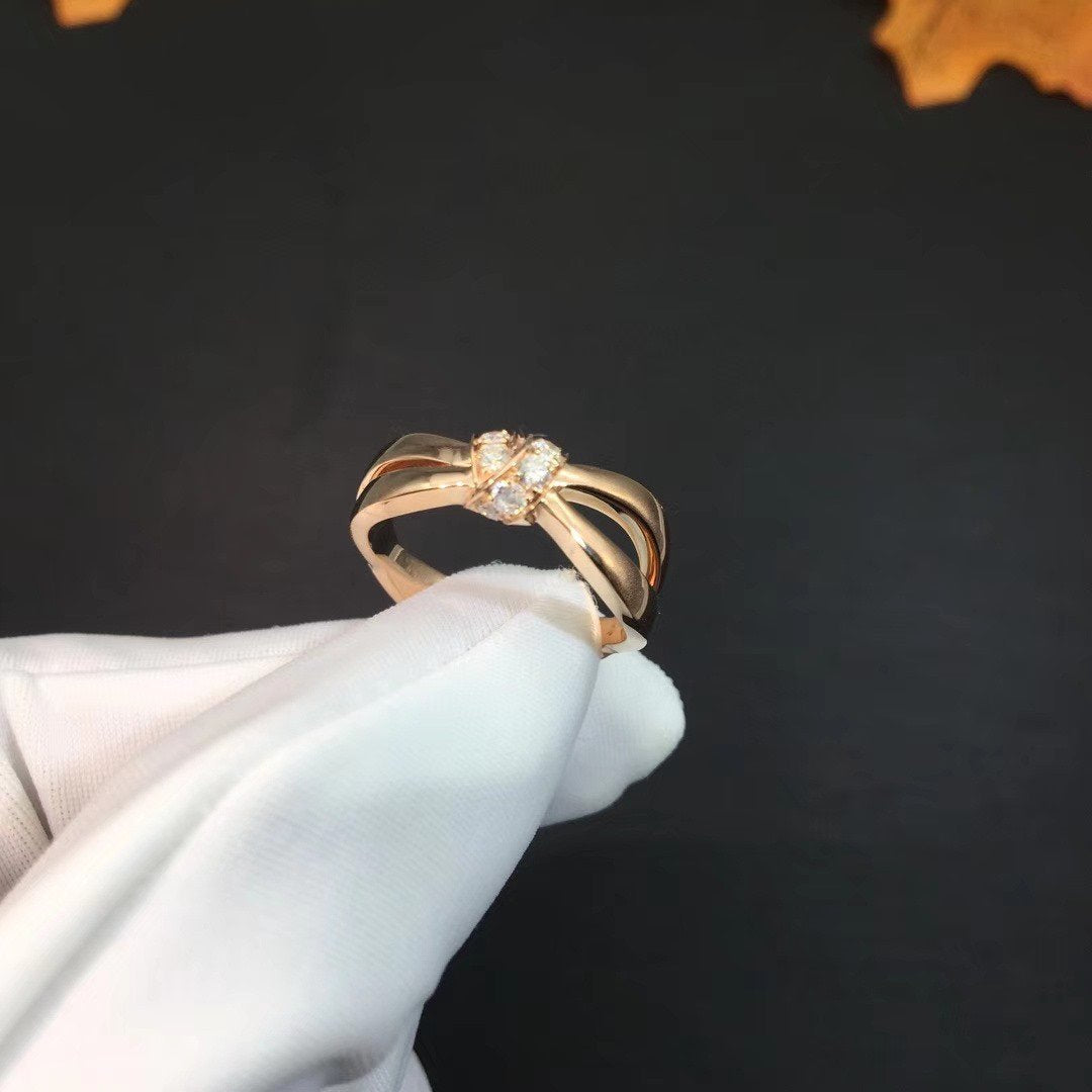 [Psychic Jewelrys]LIENS RING PINK GOLD DIAMOND