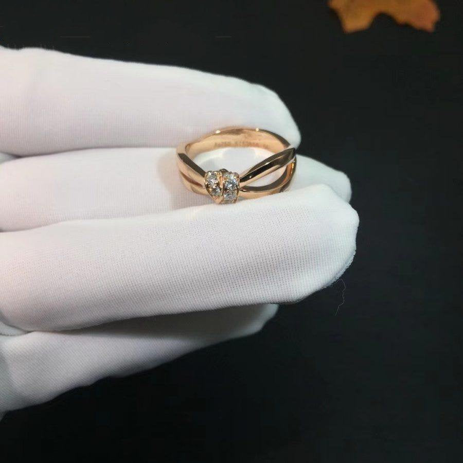 [Psychic Jewelrys]LIENS RING PINK GOLD DIAMOND
