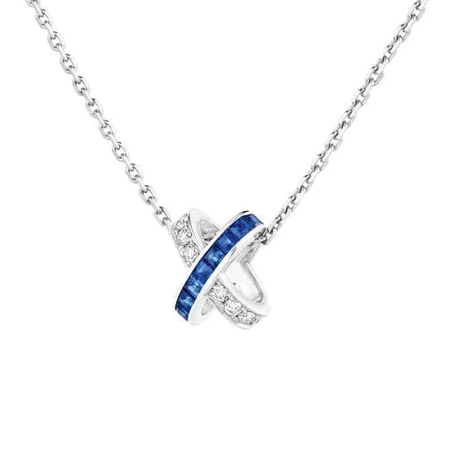 [Psychic Jewelrys]LIENS DIAMOND SILVER NECKLACE