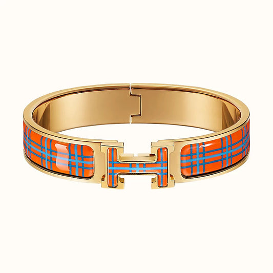 [Psychic Jewelrys]H TARTAN BRACELET 12MM