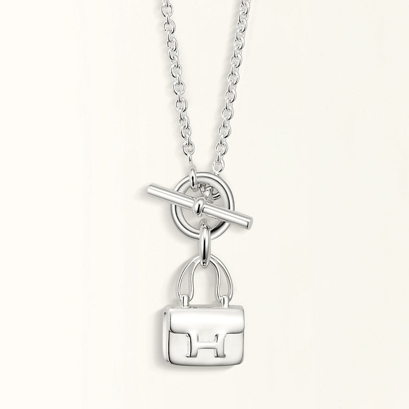 [Psychic Jewelrys]POP H PEDANT SILVER NECKLACE