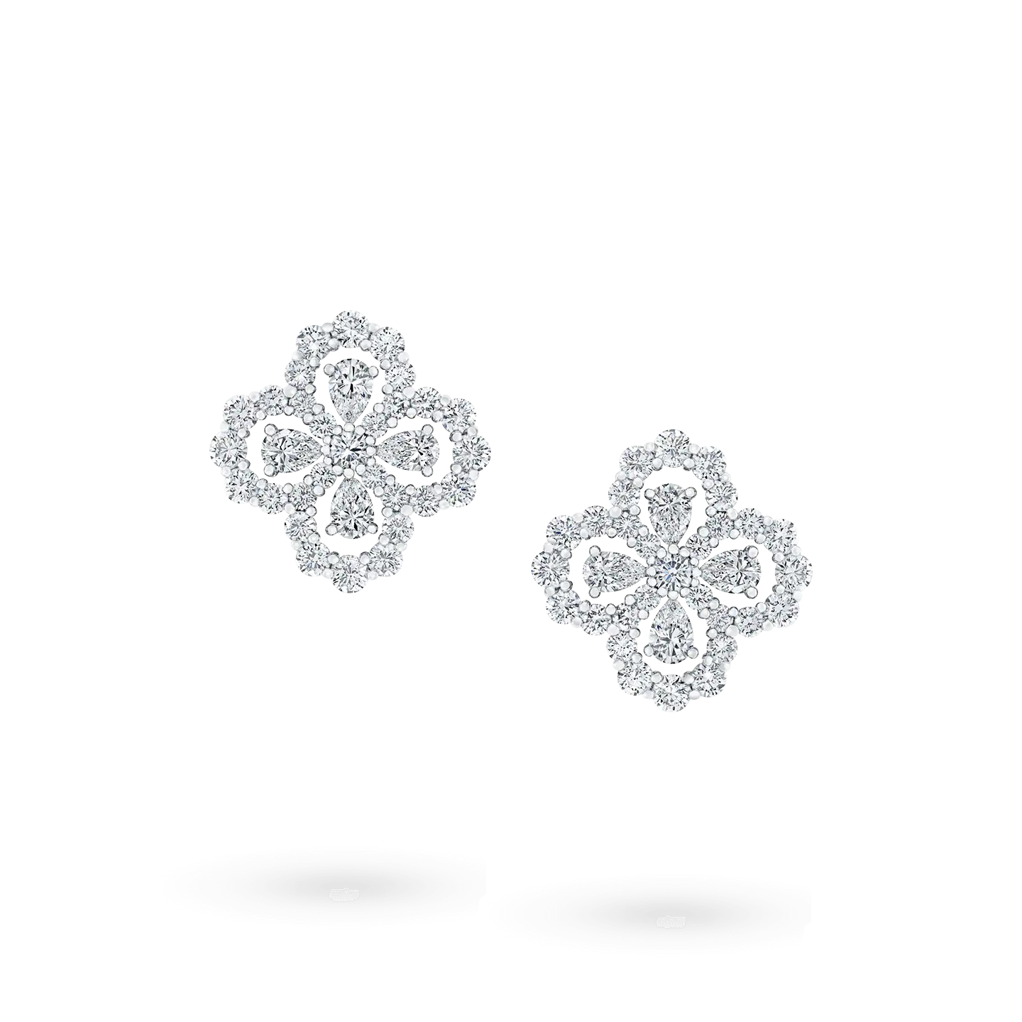 [Psychic Jewelrys]LOOP EARRINGS FULL MOTIF DIAMOND 16MM