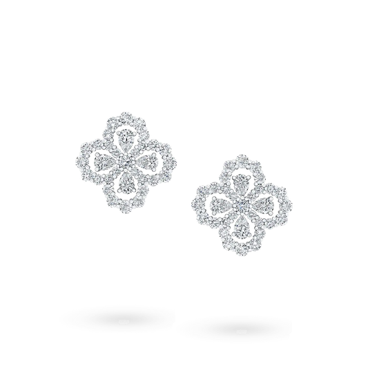 [Psychic Jewelrys]LOOP EARRINGS FULL MOTIF DIAMOND 16MM