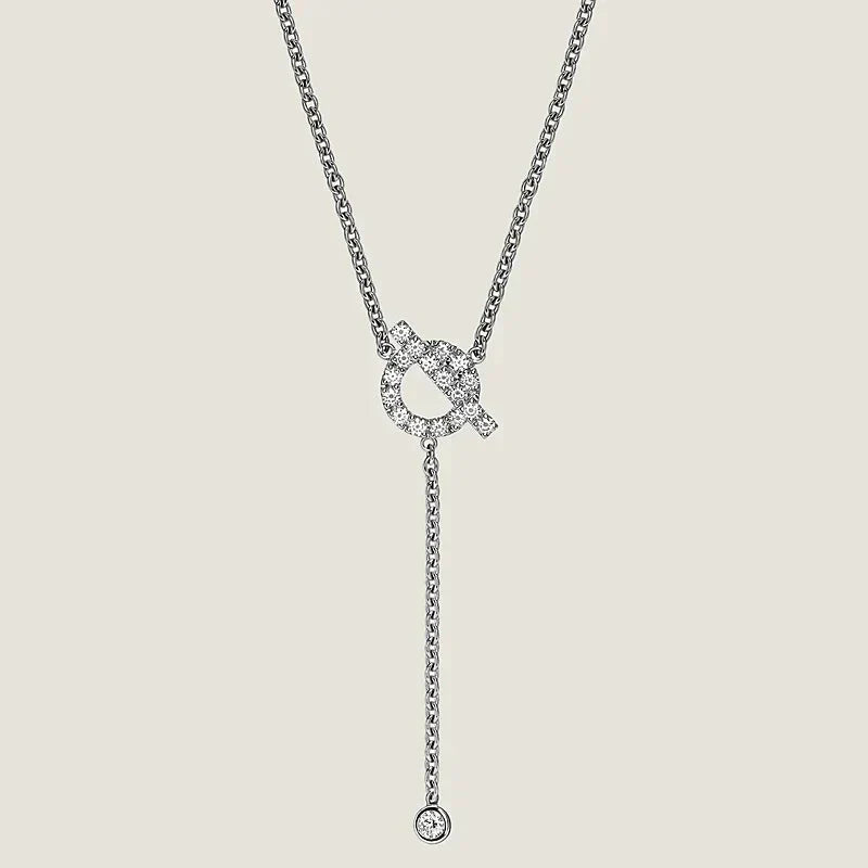 [Psychic Jewelrys]FINESSE SILVER DIAMOND NECKLACE