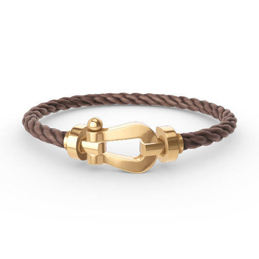 [Psychic Jewelrys]FORCE LARGE HORSESHOE NO DIAMOND BRACELET GOLD