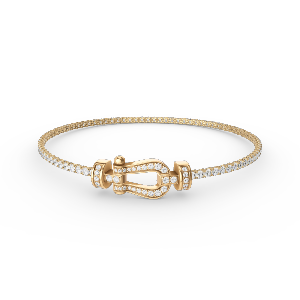 [Psychic Jewelrys]FORCE  HORSESHOE  DIAMOND TENNIS BRACELET