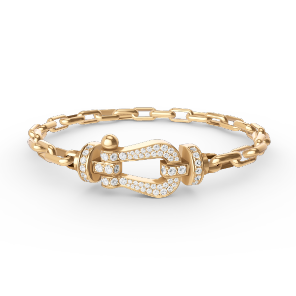 [Psychic Jewelrys]FORCE LARGE HORSESHOE CLASP  METAL BRACELET