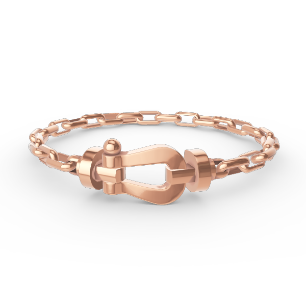 [Psychic Jewelrys]FORCE LARGE HORSESHOE CLASP  METAL BRACELET