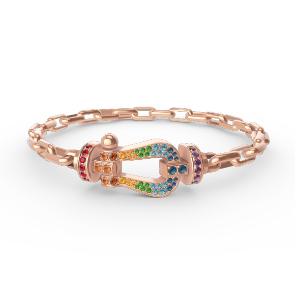 [Psychic Jewelrys]FORCE LARGE HORSESHOE CLASP  METAL BRACELET