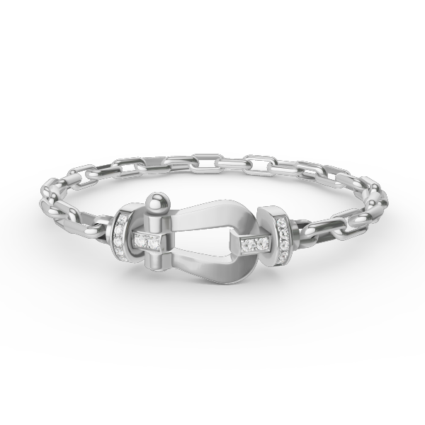 [Psychic Jewelrys]FORCE LARGE HORSESHOE CLASP  METAL BRACELET