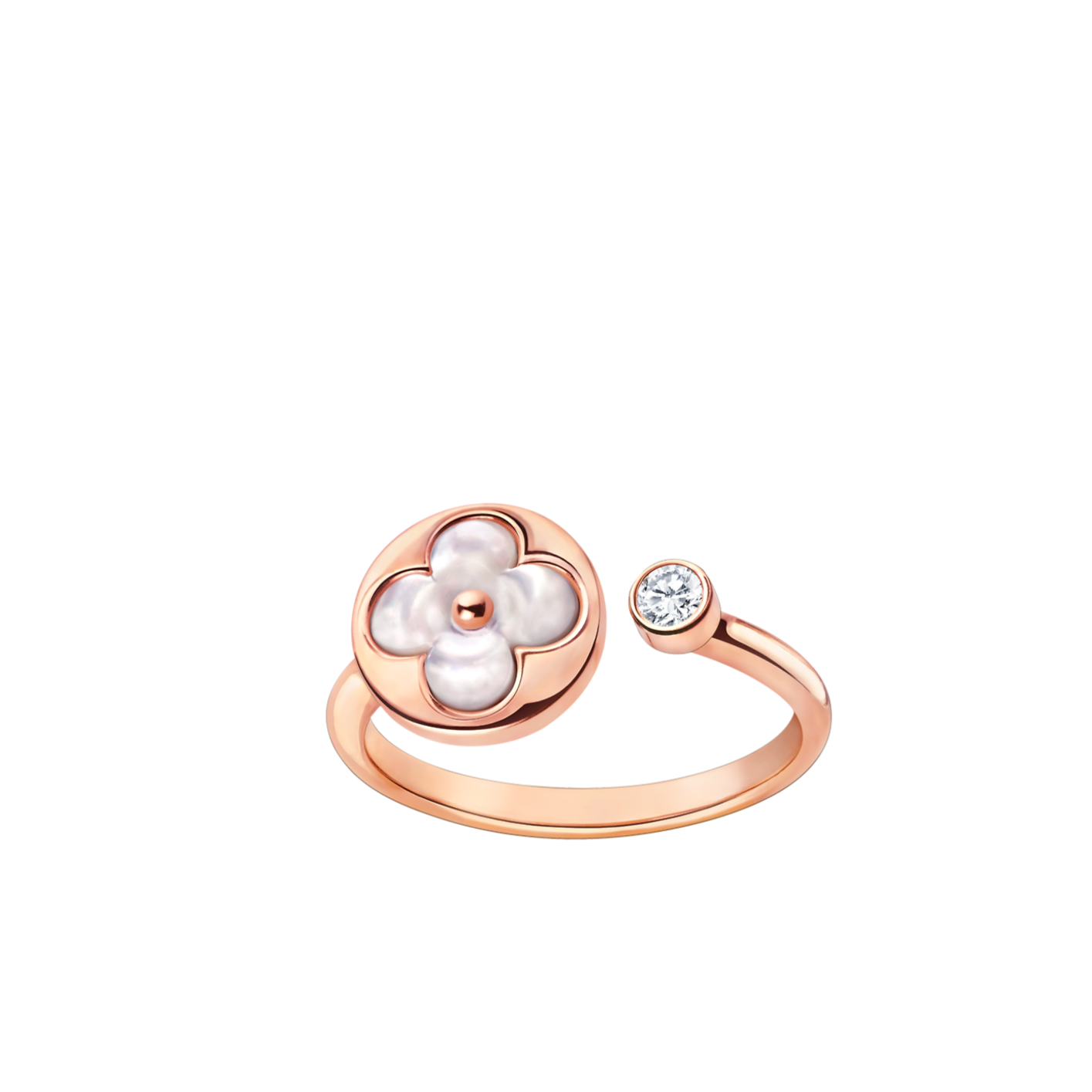 [Psychic Jewelrys]SUN 1 DIAMOND PINK MOP RING