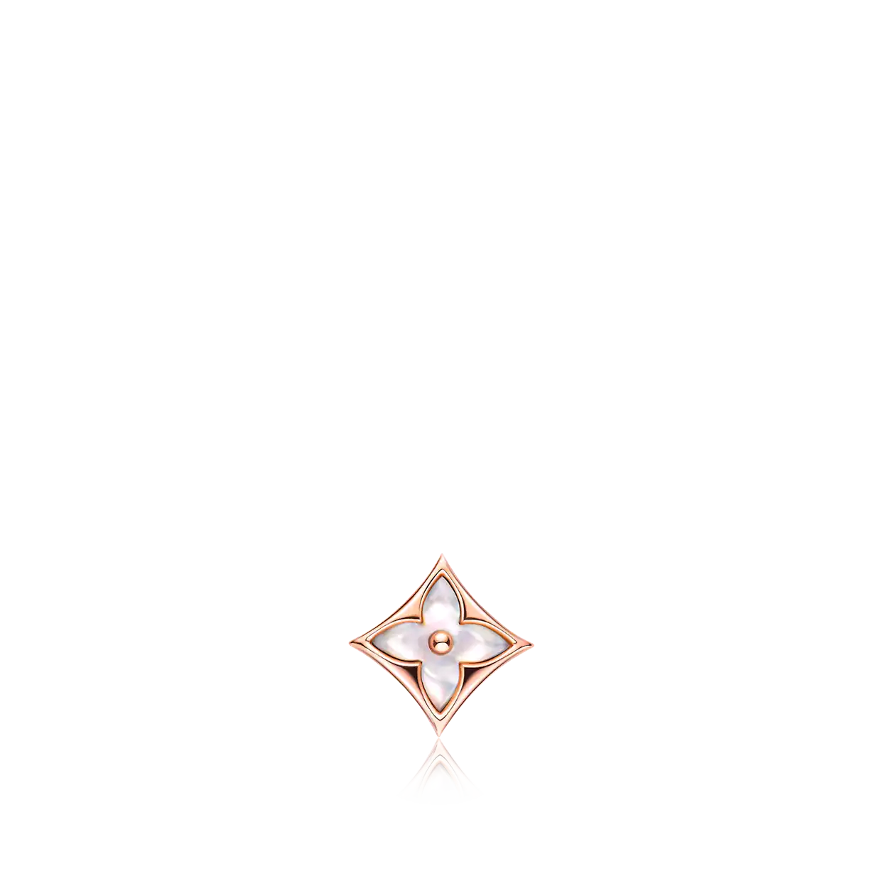 [Psychic Jewelrys]STAR MOP PINK GOLD EARRINGS