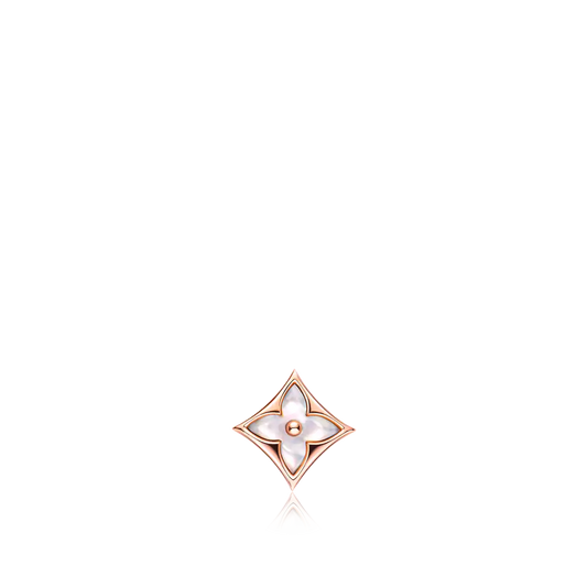 [Psychic Jewelrys]STAR MOP PINK GOLD EARRINGS