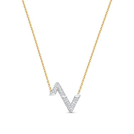 [Psychic Jewelrys]VOLT SILVER DIAMOND PEDANT NECKLACE