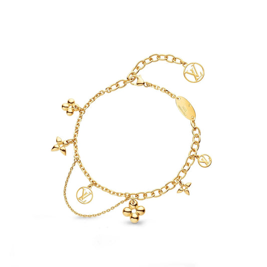 [Psychic Jewelrys]BLOOMING PINK GOLD MOP BRACELET