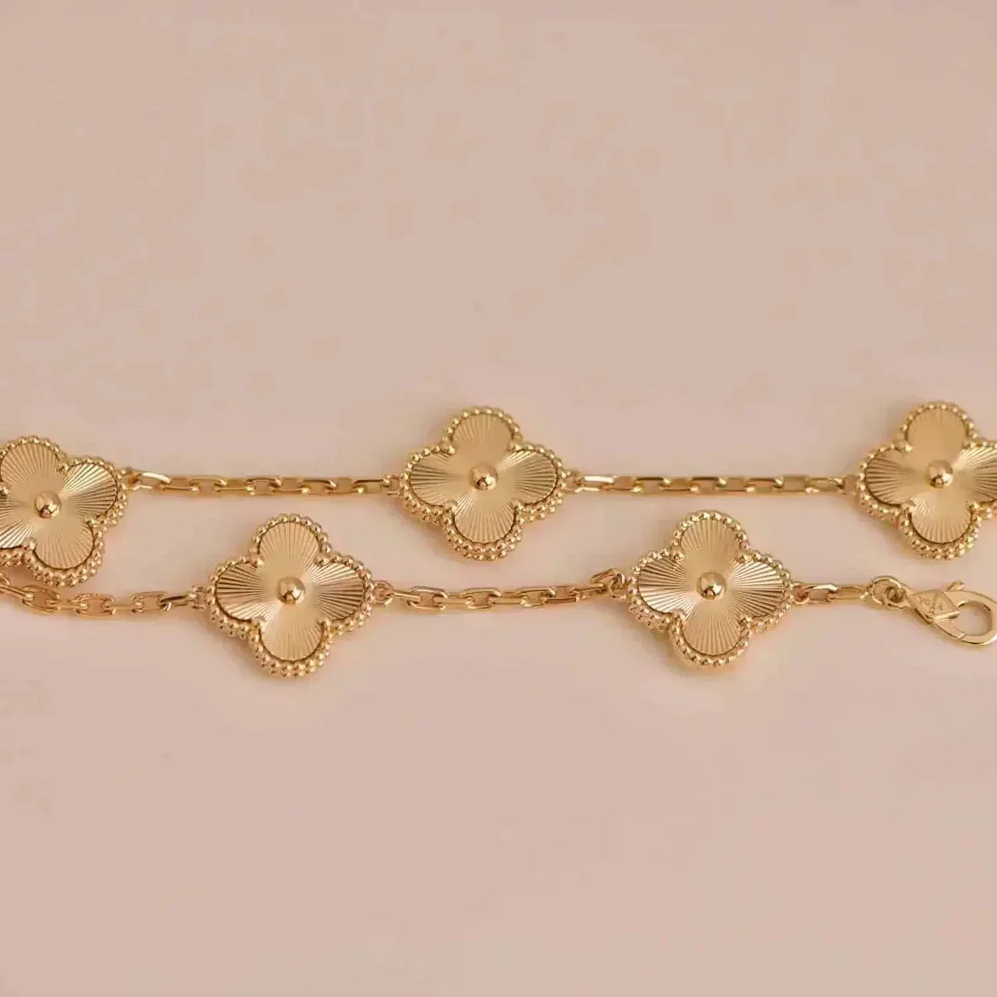 [Psychic Jewelrys]CLOVER 5 FLOWERS LASER BRACELET