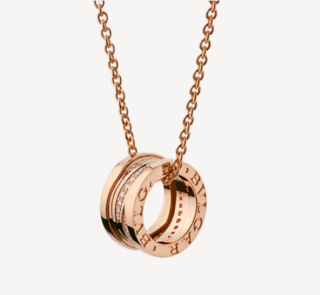 [Psychic Jewelrys]ZERO 1 PINK GOLD DIAMOND NECKLACE
