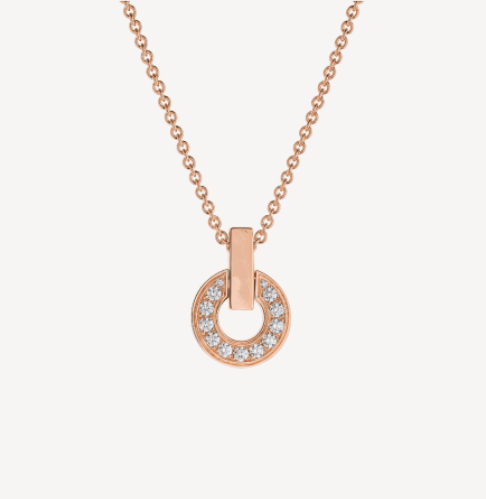 [Psychic Jewelrys]GARI NECKLACE PINK GOLD DIAMOND