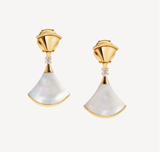 [Psychic Jewelrys]DREAM MOP 1 DIAMOND EARRINGS